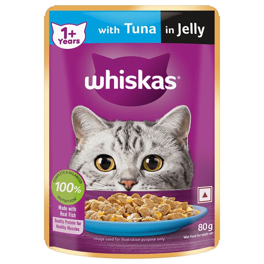 Whiskas Adult Cat Food With Tuna in Jelly 