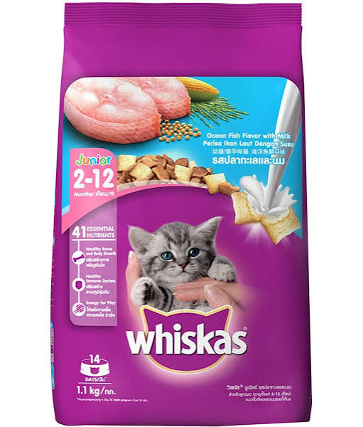 Whiskas Junior Cat Food Ocean Fish Flavour