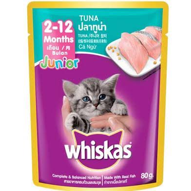 Whiskas Junior Cat Food Tuna Fish Flavour