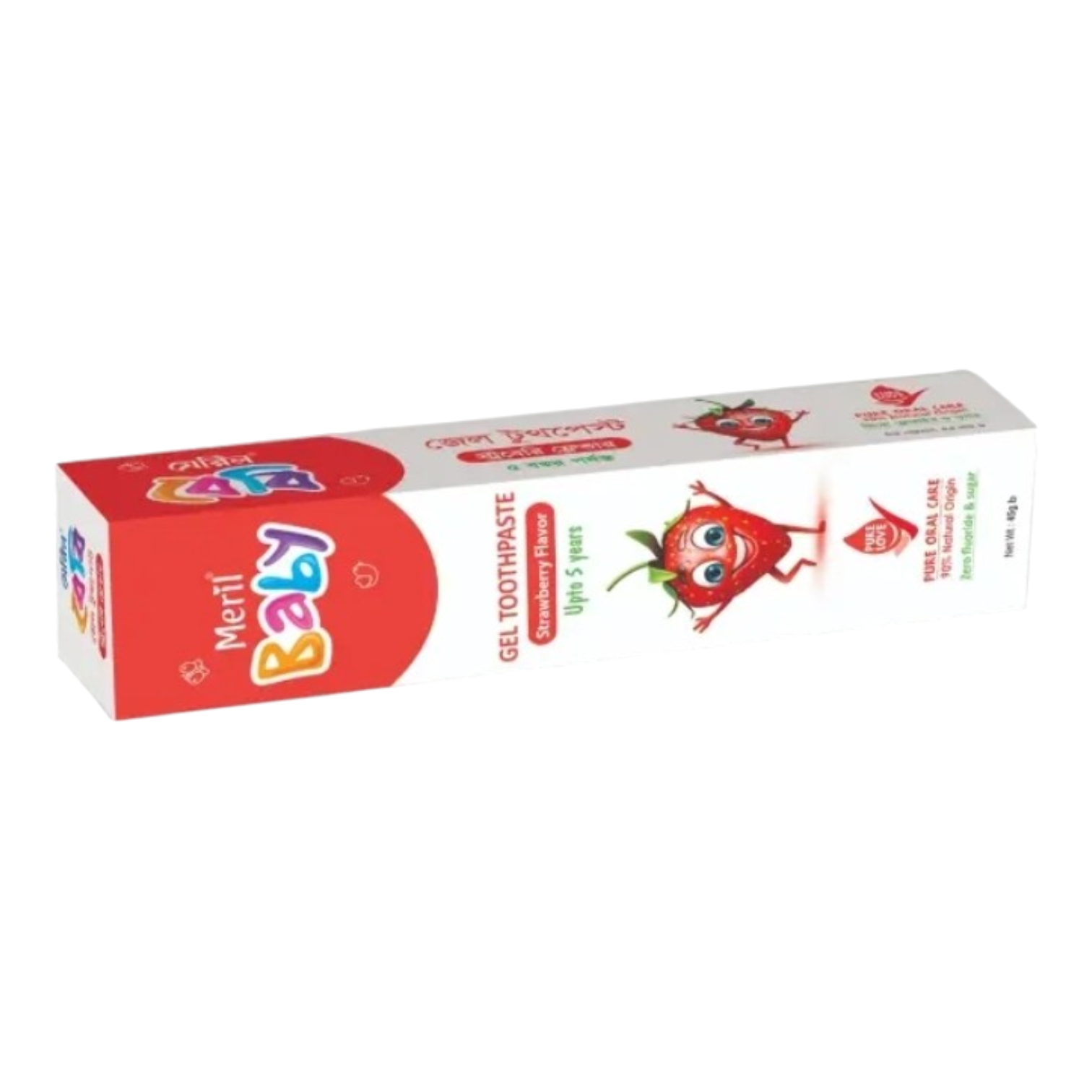 Meril Baby Strawberry Gel Toothpaste