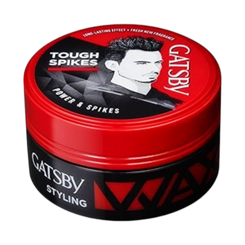 Gatsby Hair Styling Wax - Power & Spikes 75gm | For Tough & Spiky Hairstyle | Strong Hold, Volumizing Finish, Non Sticky, Anytime Re-Stylable & Easy Wash Off | Natural Shine Effect | Hair Wax For Men