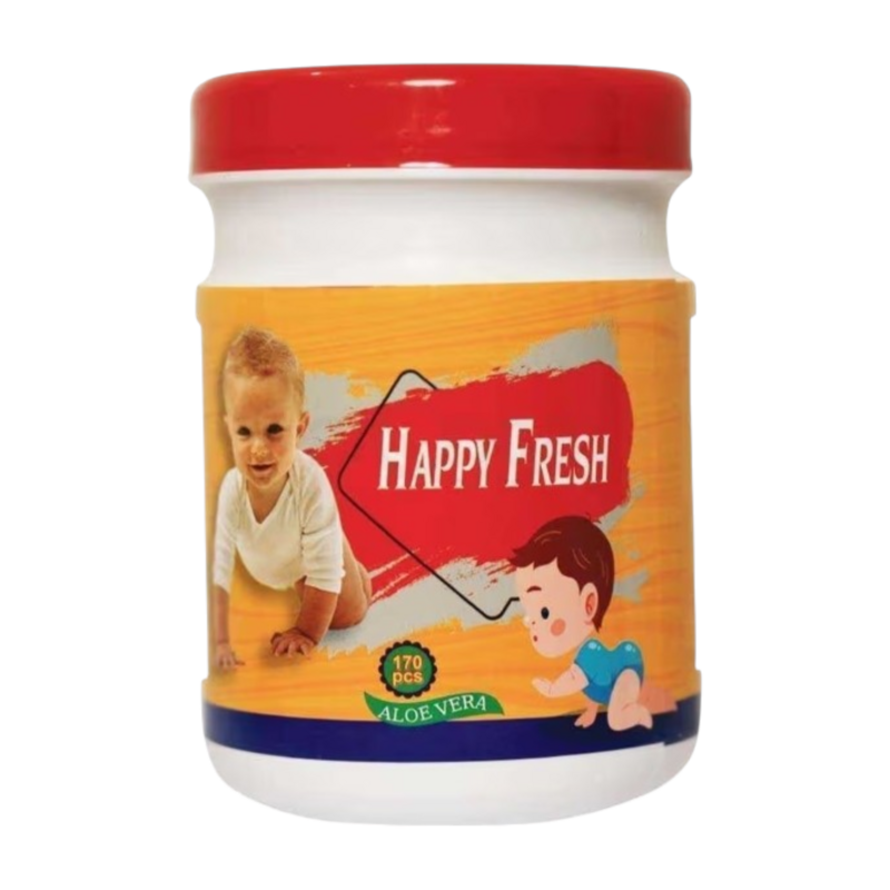 Happy Fresh Wet Wipes Tube