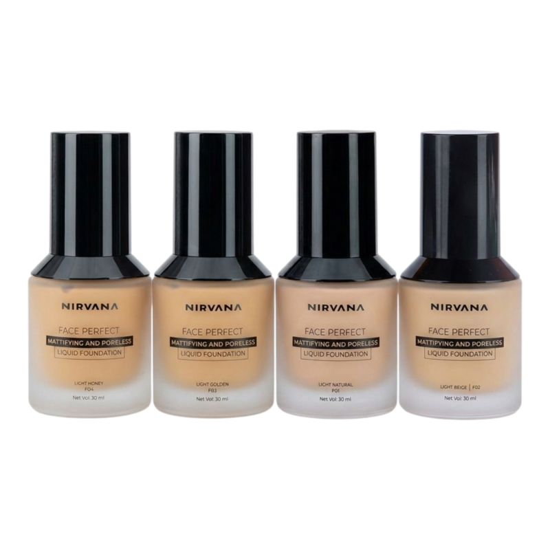 Nirvana Color Face Perfect Liquid Foundation 