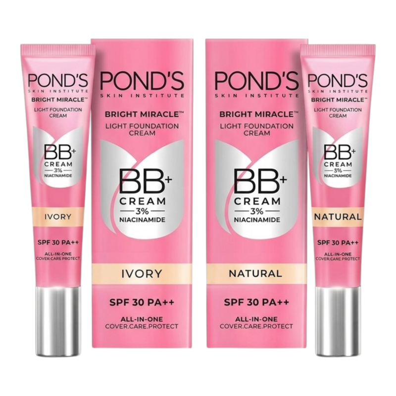 Ponds Natural SPF30 PA++ All In One 3% Niacinamide BB+ Cream