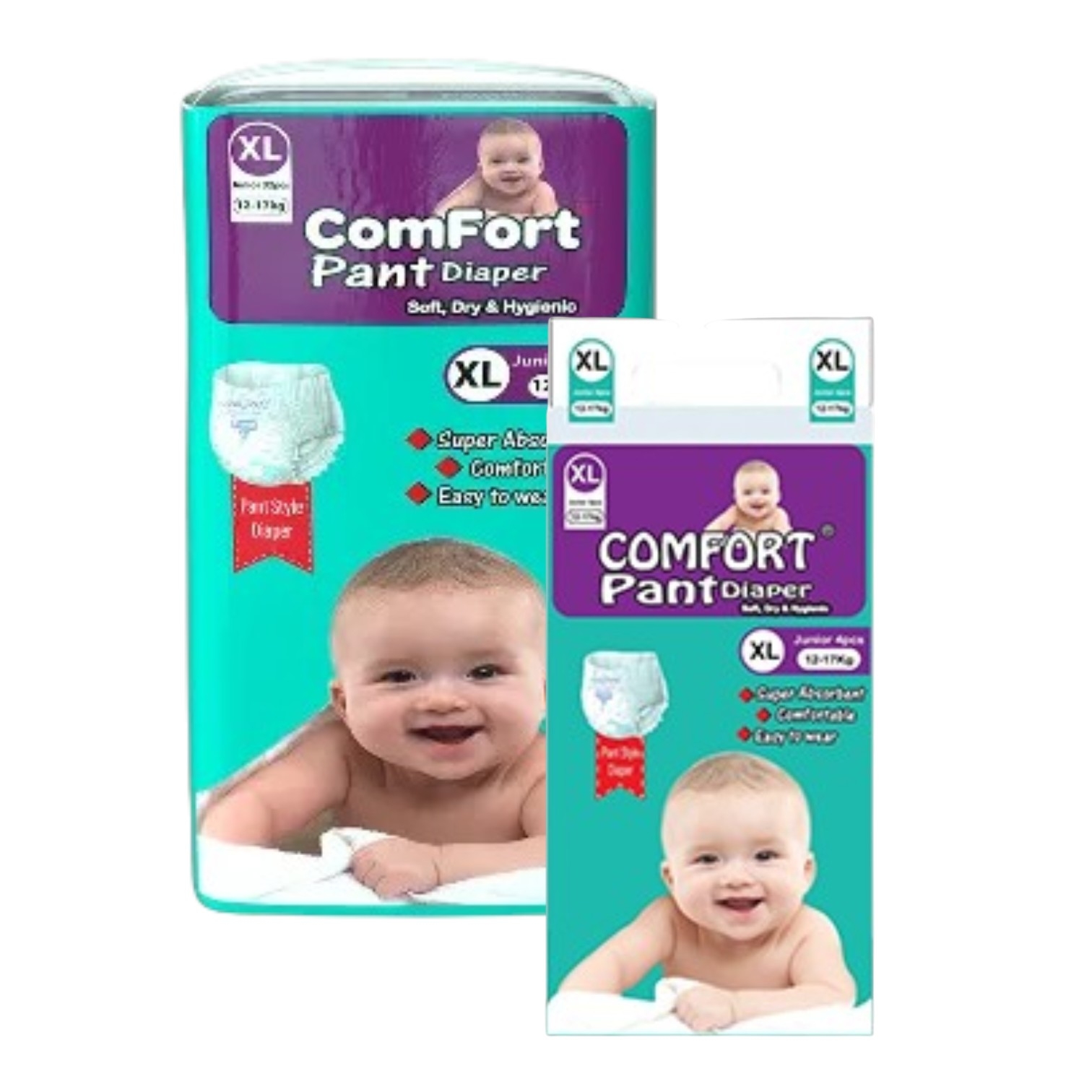 Comfort Baby Diaper Pant XL (12-17 kg)