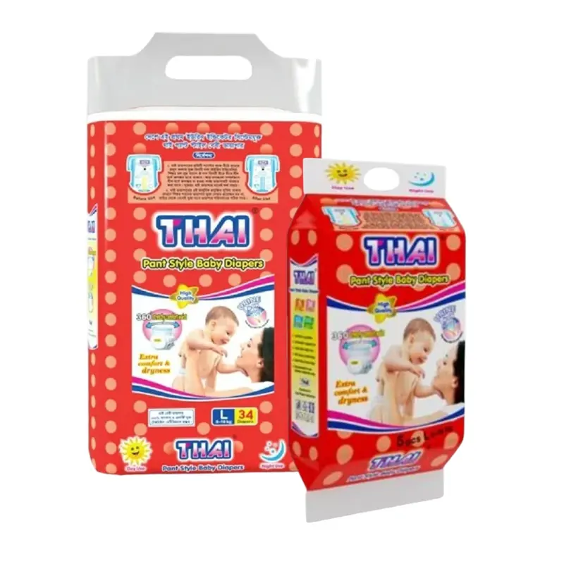 Thai Pant System Baby Diapers L Size (9-16kg) 