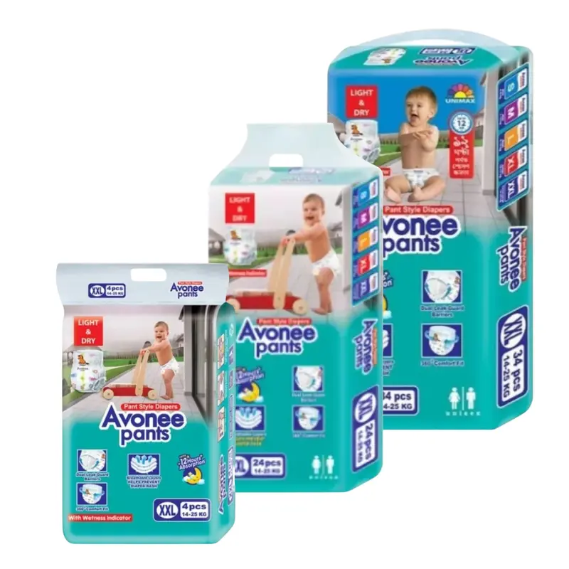 Avonee Pant System Baby Diaper (XXL Size) (14-25kg)