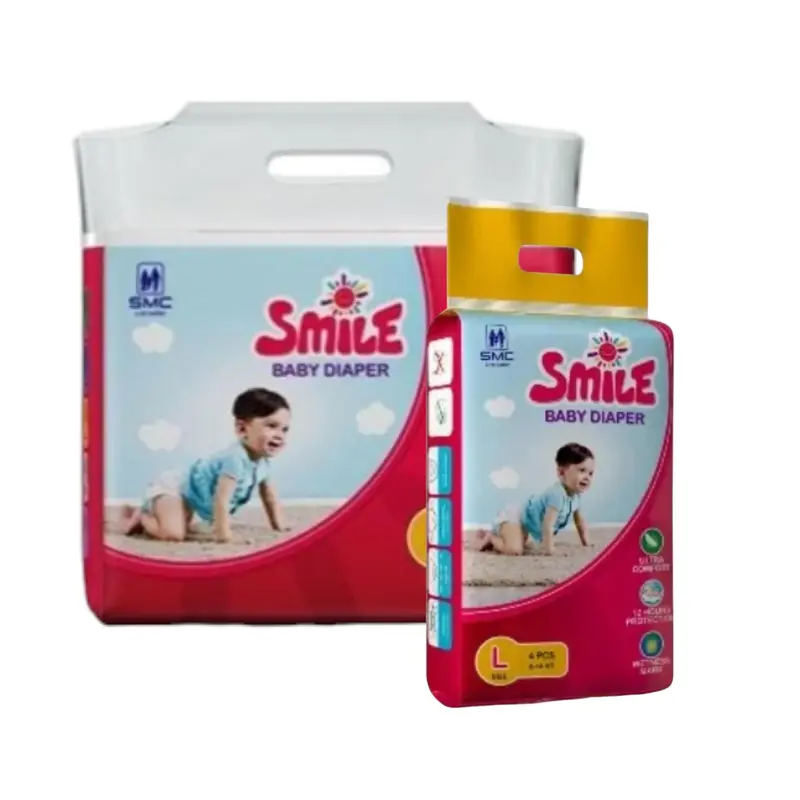 Smile Belt System Baby Diaper (Size-L) (8-14kg)