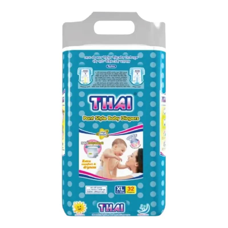 Thai Pant System Baby Diapers (XL-Size) (13-18 kg)