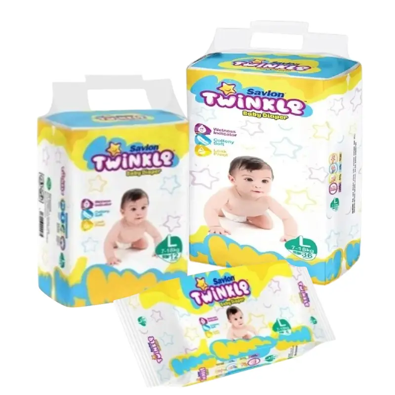 Twinkle Belt System Baby Diaper (L Size) (7-18kg)