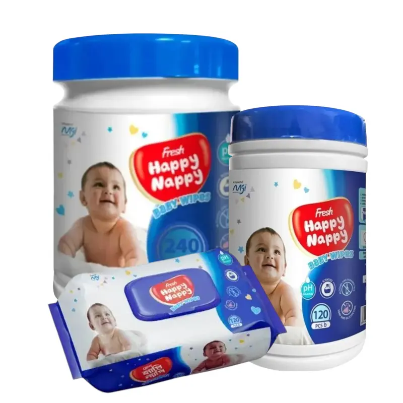 Fresh Happy Nappy Baby Wipe