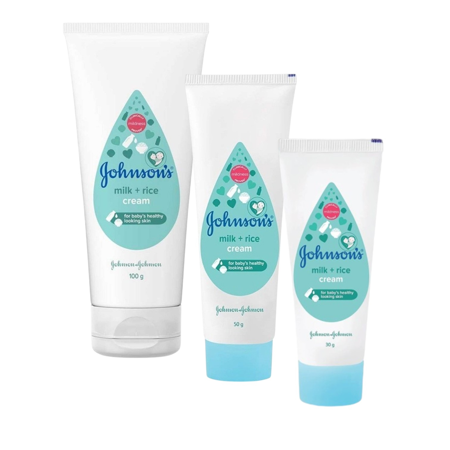 Johnson's Baby Skincare Cream Milk + Rice Cream