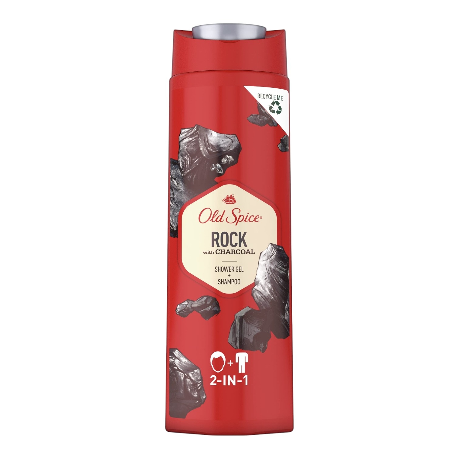 Old Spice Rock Charcoal Shower Gel & Shampoo
