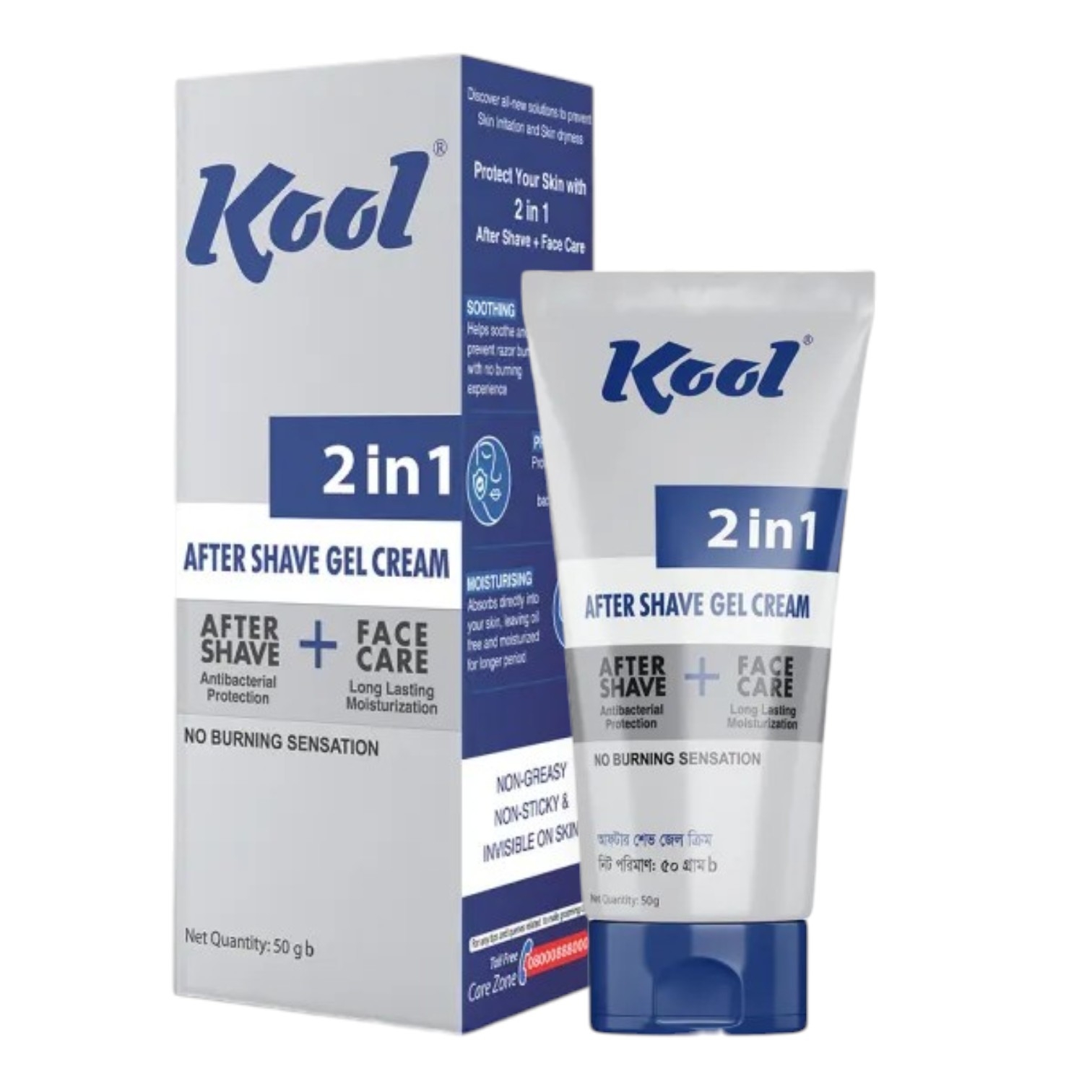 Kool 2 in 1 After Shave Gel Cream