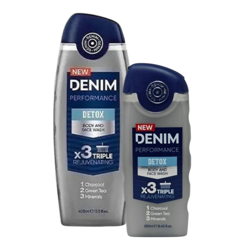 Denim Performance Detox Body and Face Wash X 3 Triple Rejuvinating