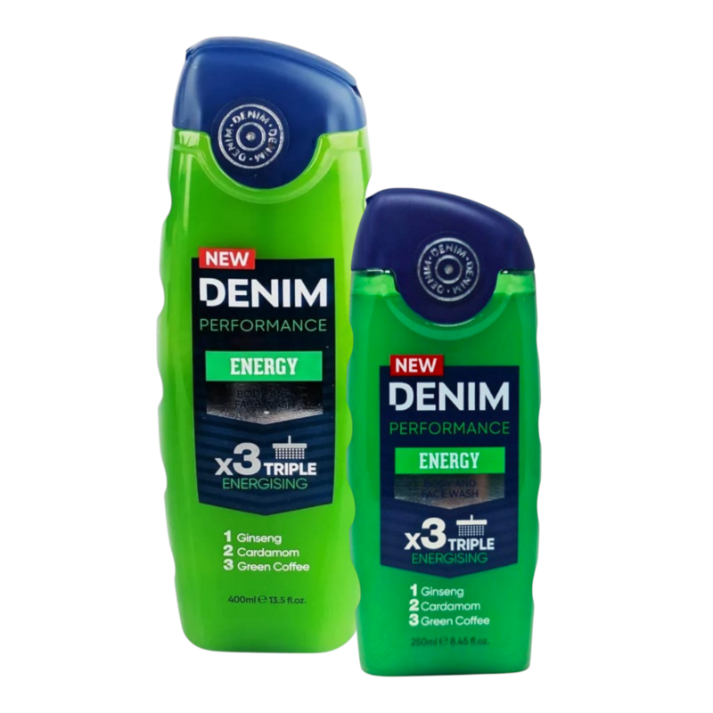 Denim Performance Energy Body and Face Wash