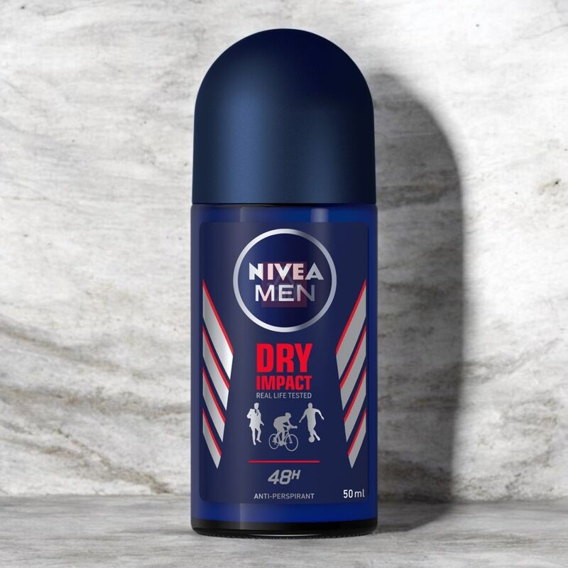 Nivea Men Dry Impact Deodorant Roll On 48H 
