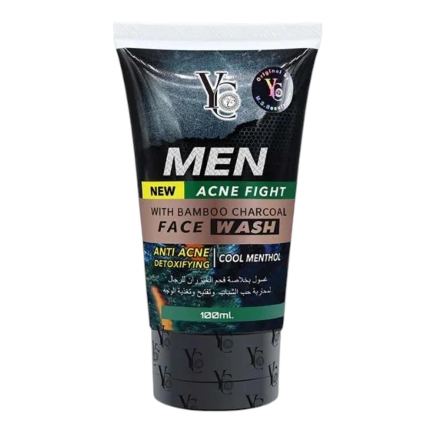 YC Men Acne Fight With Bamboo Charcoal Face Wash