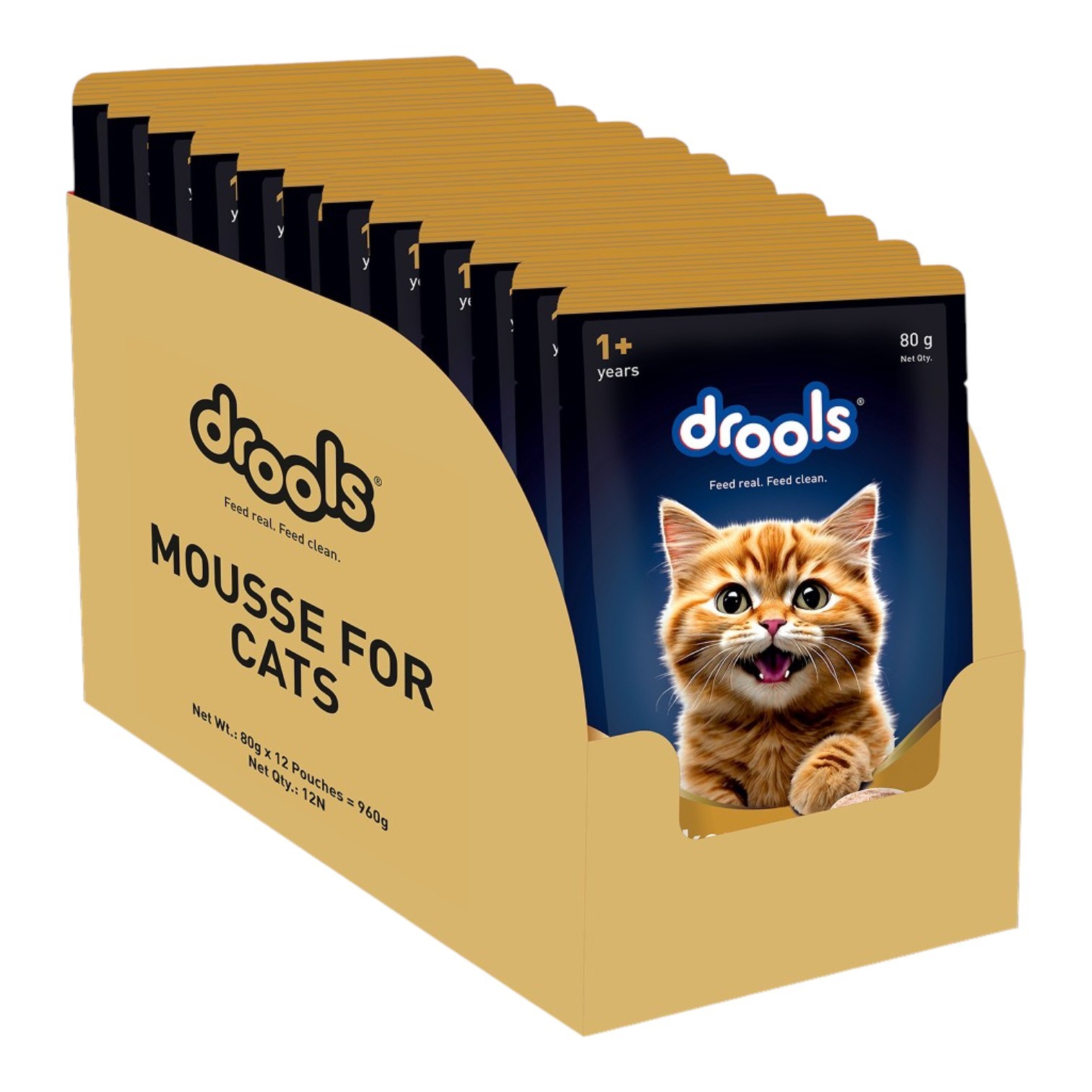 Drools Cat Food Adults Chicken Mousse Flavour 