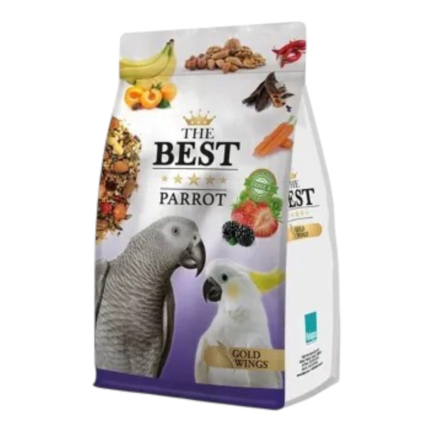 Gold Wings The Best Parrot Bird Food with Fruits & Nuts
