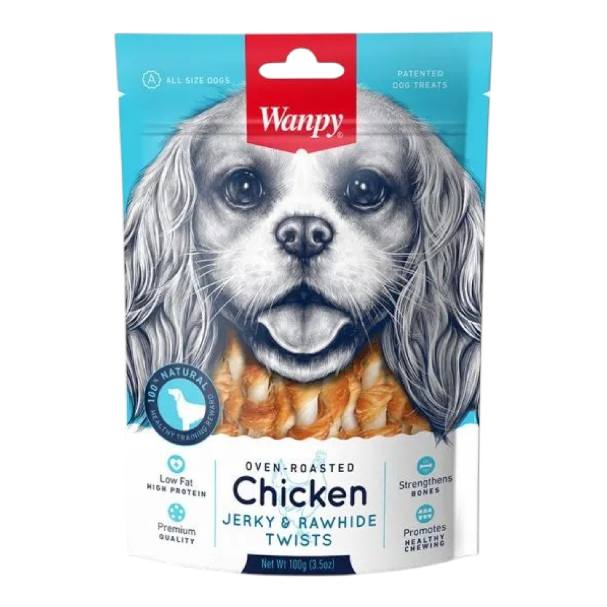 Wanpy Chicken Jerky and Rawhide Twists