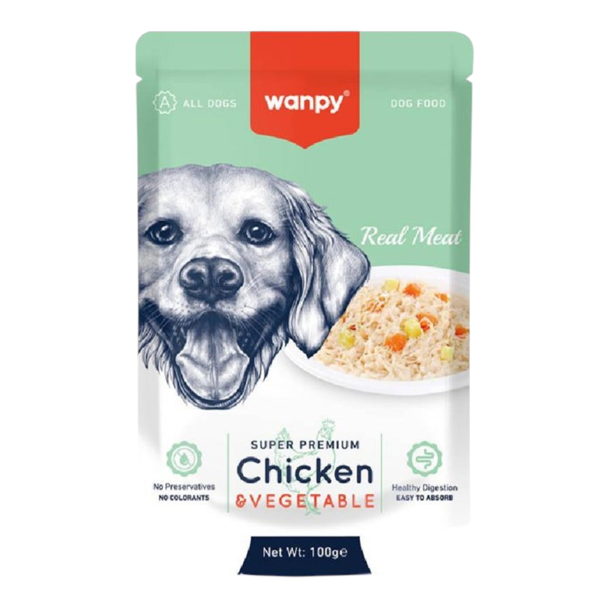 Wanpy Super Premium Chicken and Vegetable Dog Food