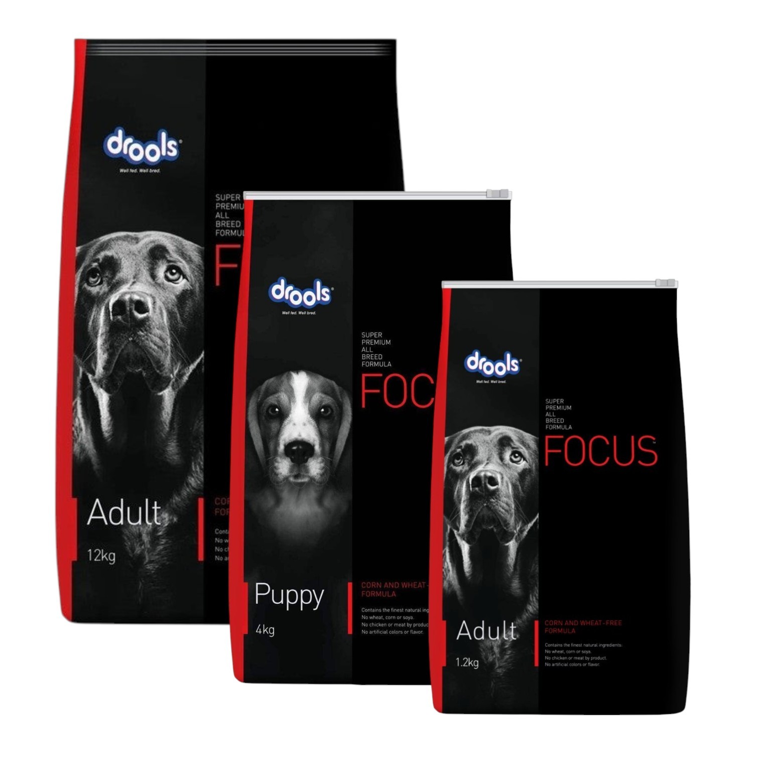 Drools Super Premium All Breed Formula Focus Adult Dog Food