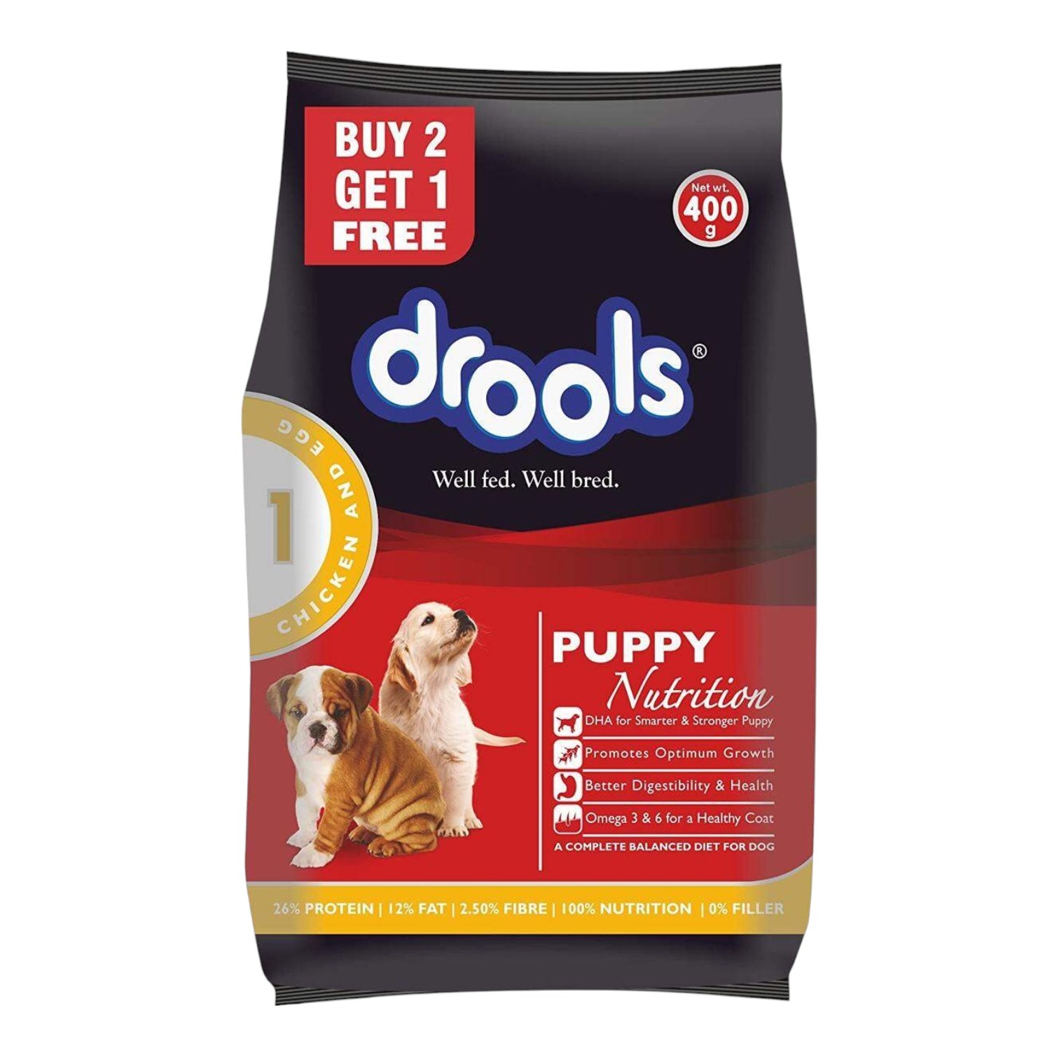 Drools Puppy Dog Food Chicken And Egg