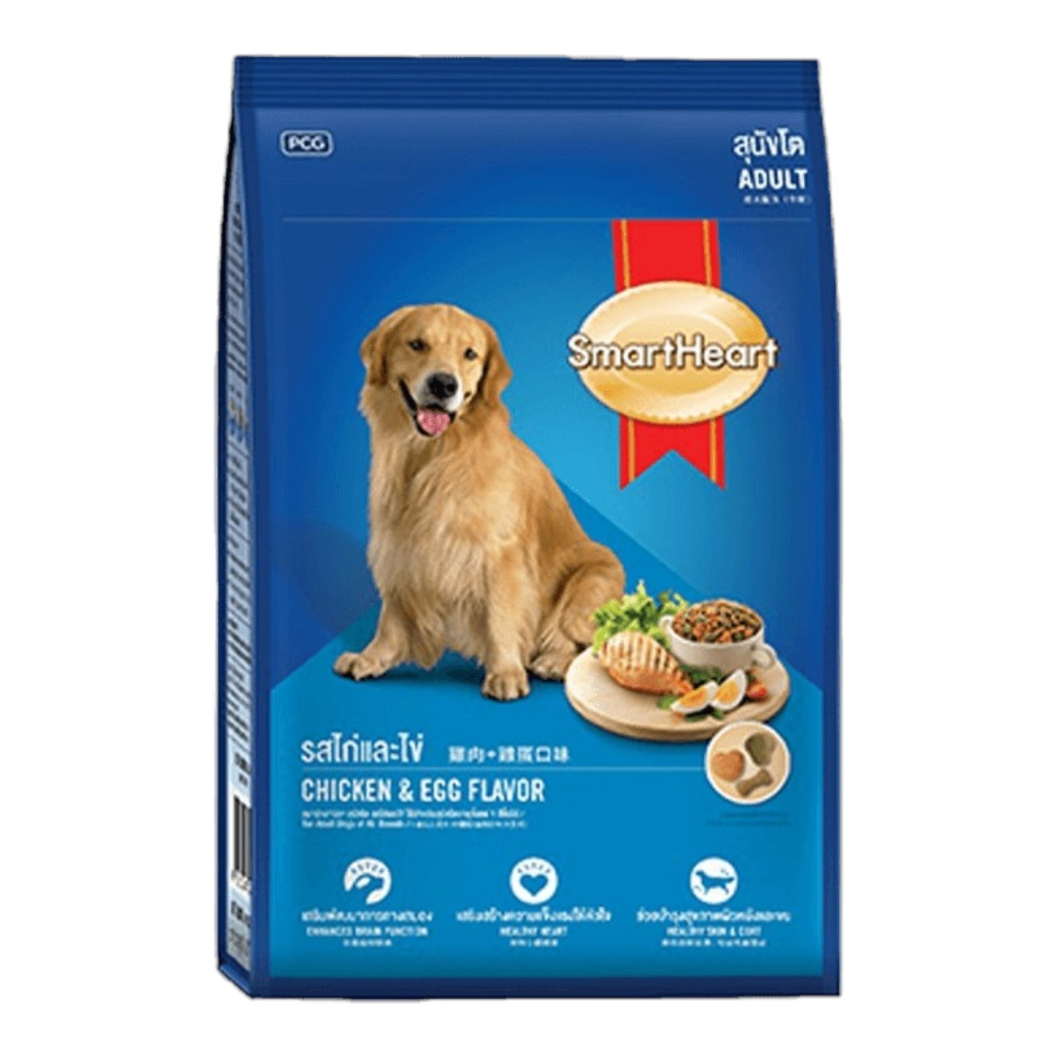 SmartHeart Adult Dog Food Chicken And Egg Flavour