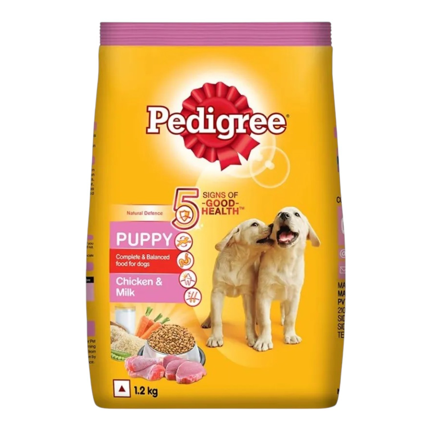 Pedigree Puppy Dog Food Chicken and Milk Flavor 