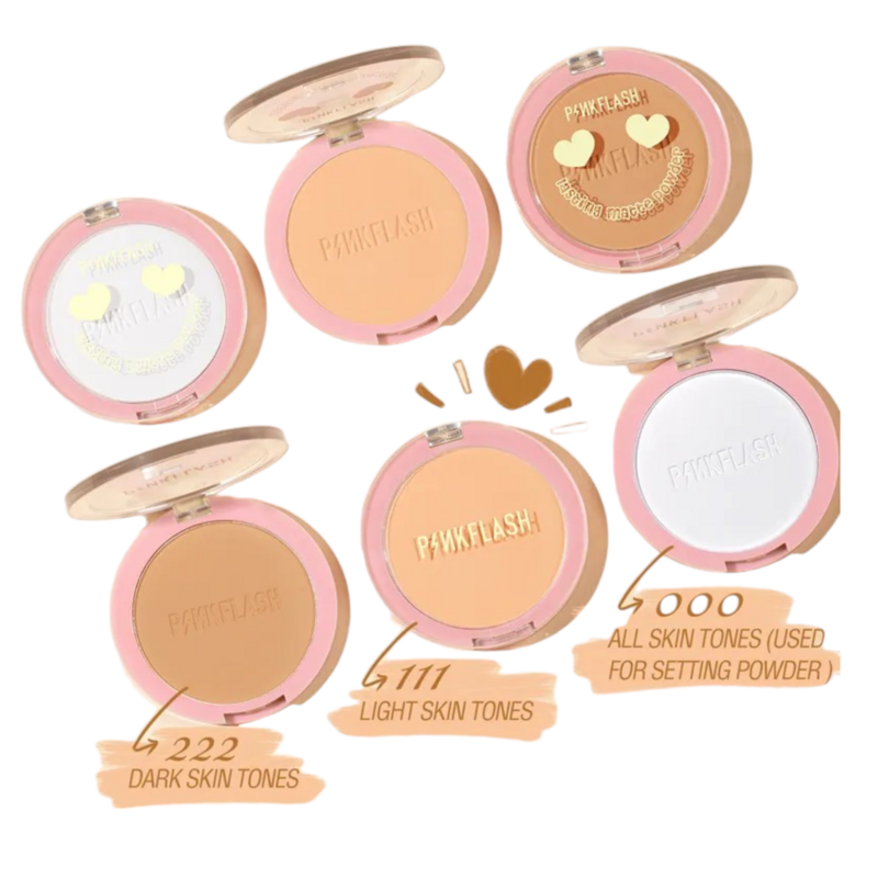 PINKFLASH Lasting Matte Pressed Powder
