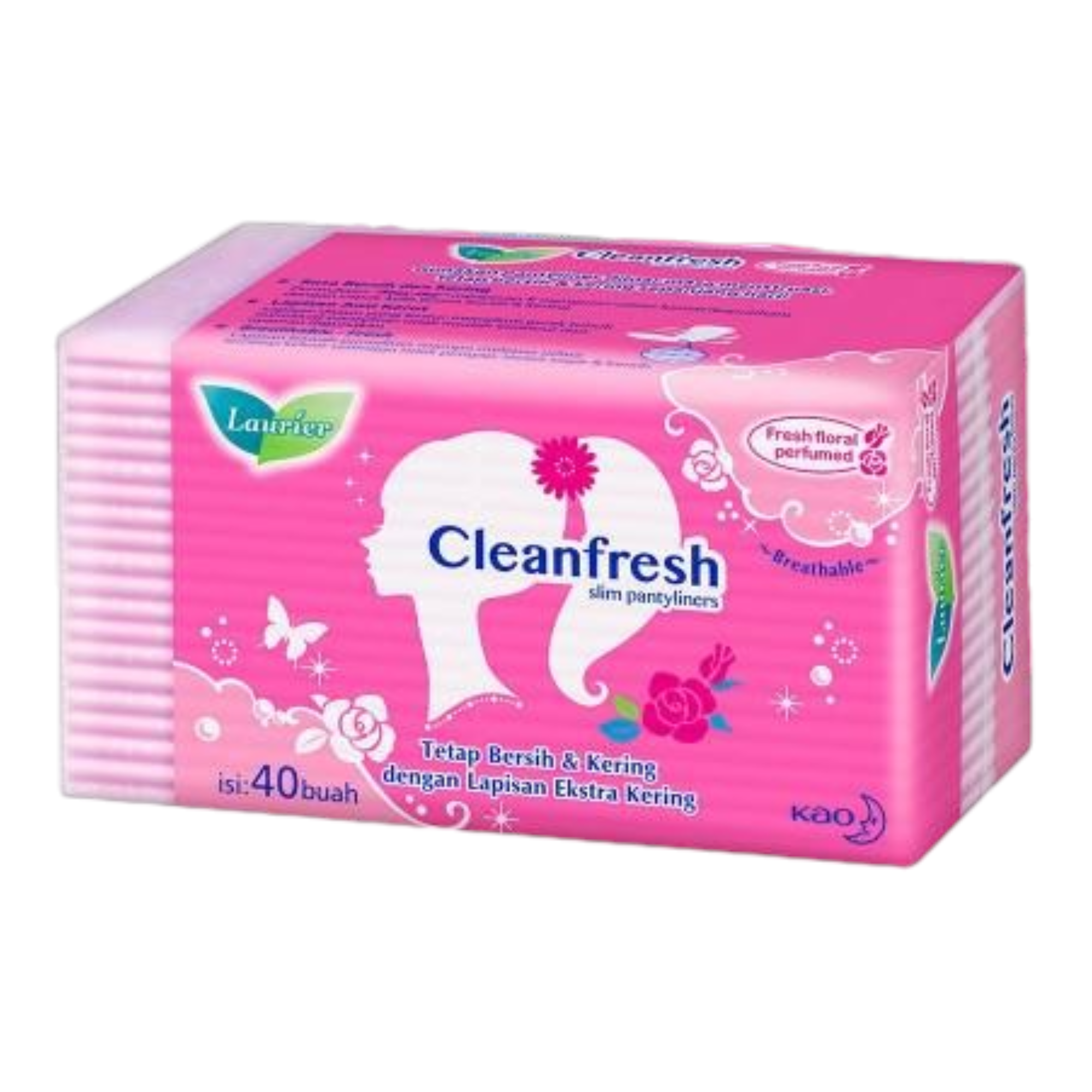 Laurier Cleanfresh Slim Pantyliners — Fresh Floral (Scented)