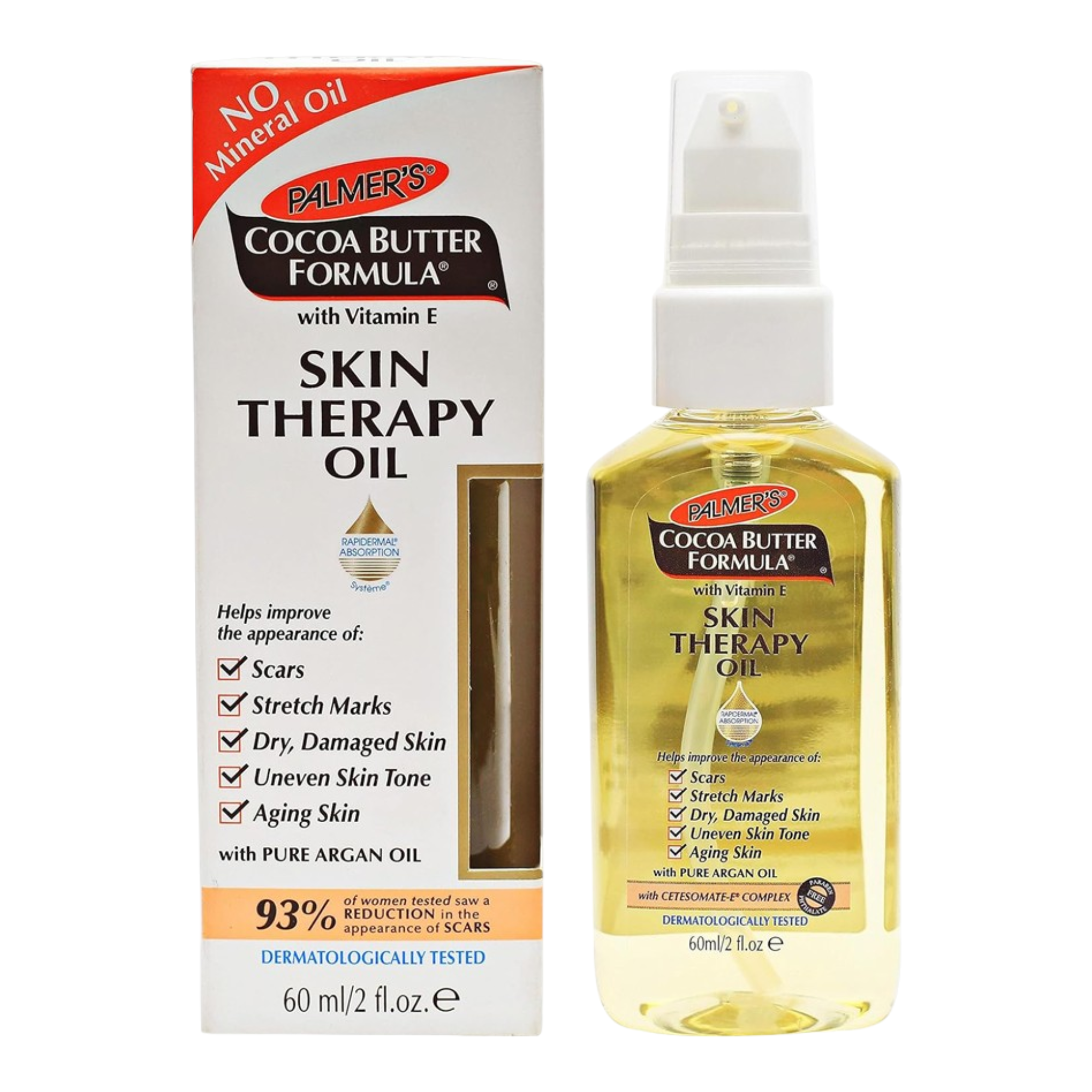 Palmers Cocoa Butter Formula Skin Therapy Oil - Treatment Oil With Pure Argan Oil