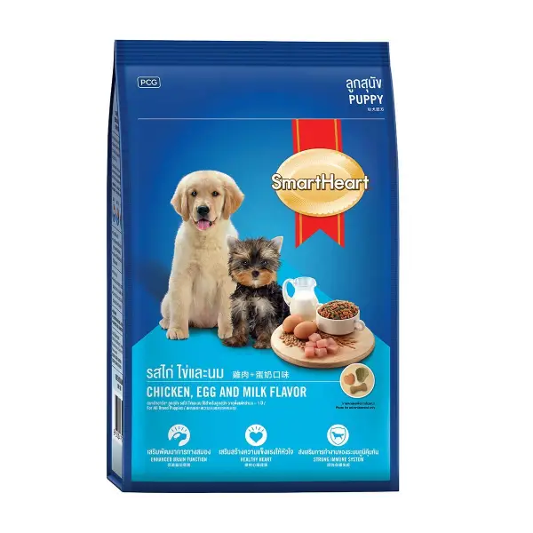 SmartHeart Chicken, Egg And Milk Flavour Puppy Dog Food