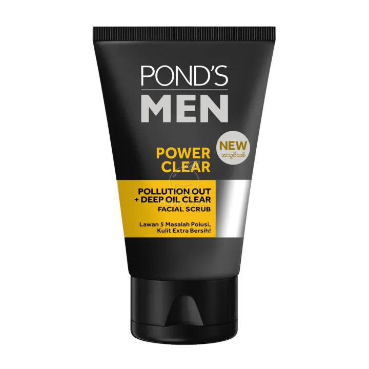 Pond’s Men Power Clear Facial Scrub 