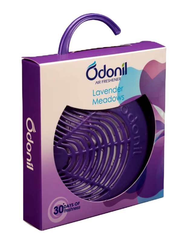 Odonil Natural Air Freshener Block Hanger Model - Lavender Meadows