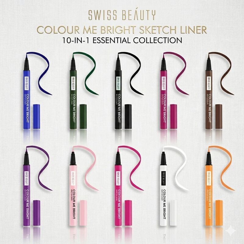 Swiss Beauty Colour Me Bright Sketch Eyeliner