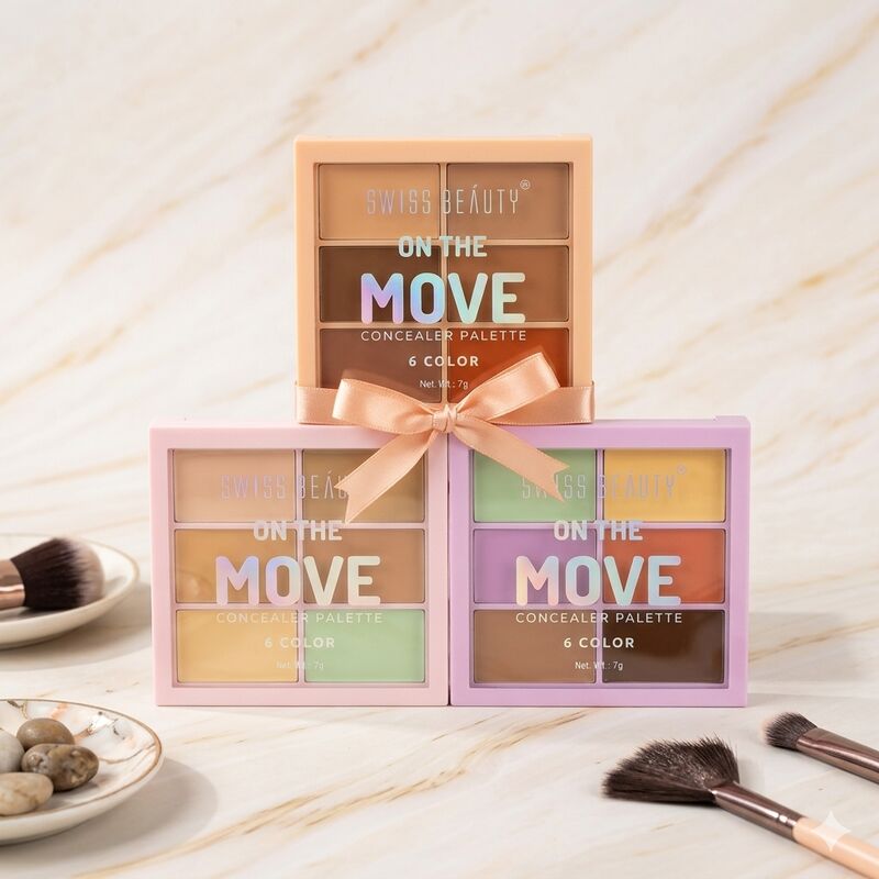 Swiss Beauty On The Move Concealer Palette- 7.5gm