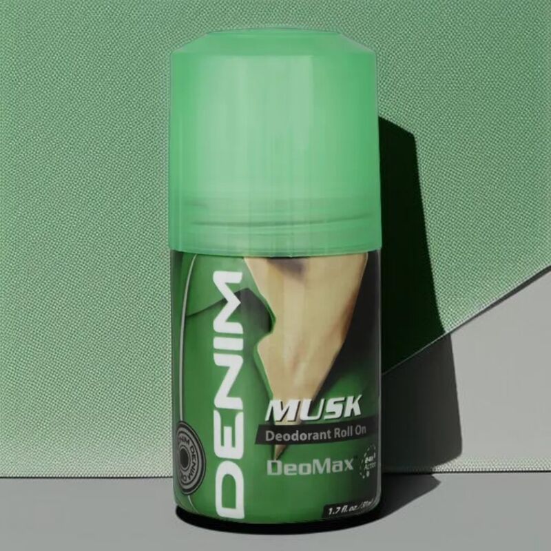 Denim Men Deodorant Roll On Deo Musk