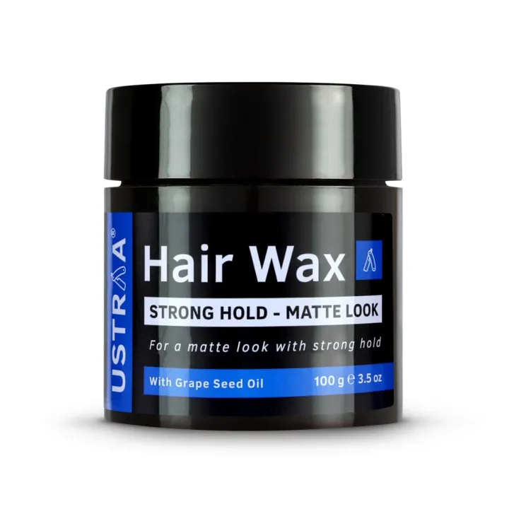 Ustraa Strong Hold Hair Wax Matte Look 100gm