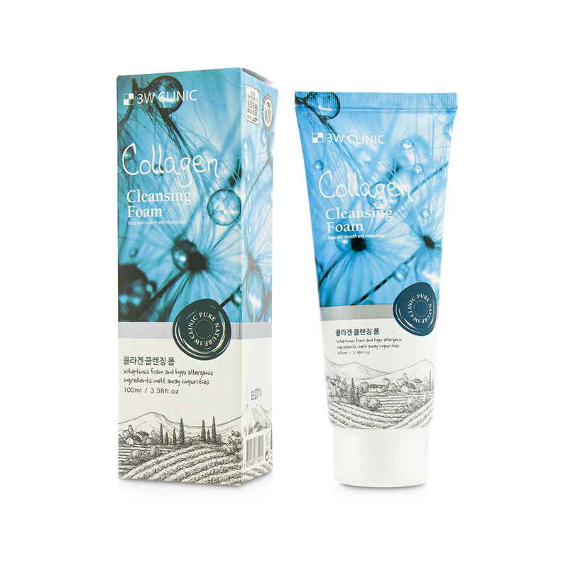 3W Clinic Collagen Foam Cleansing