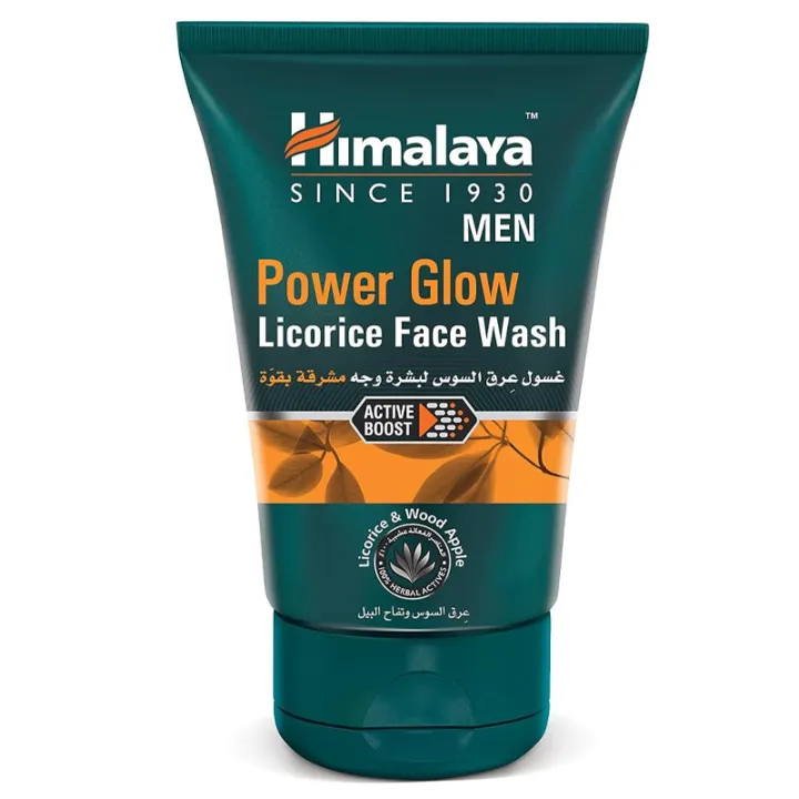 Himalaya Men Power Glow or Power Bright Licorice Face Wash