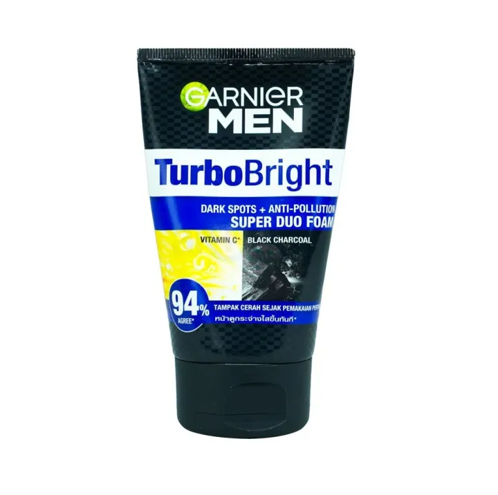 Garnier Men Turbo Bright Dark Spot & Anti-Pollution Super Duo Foam