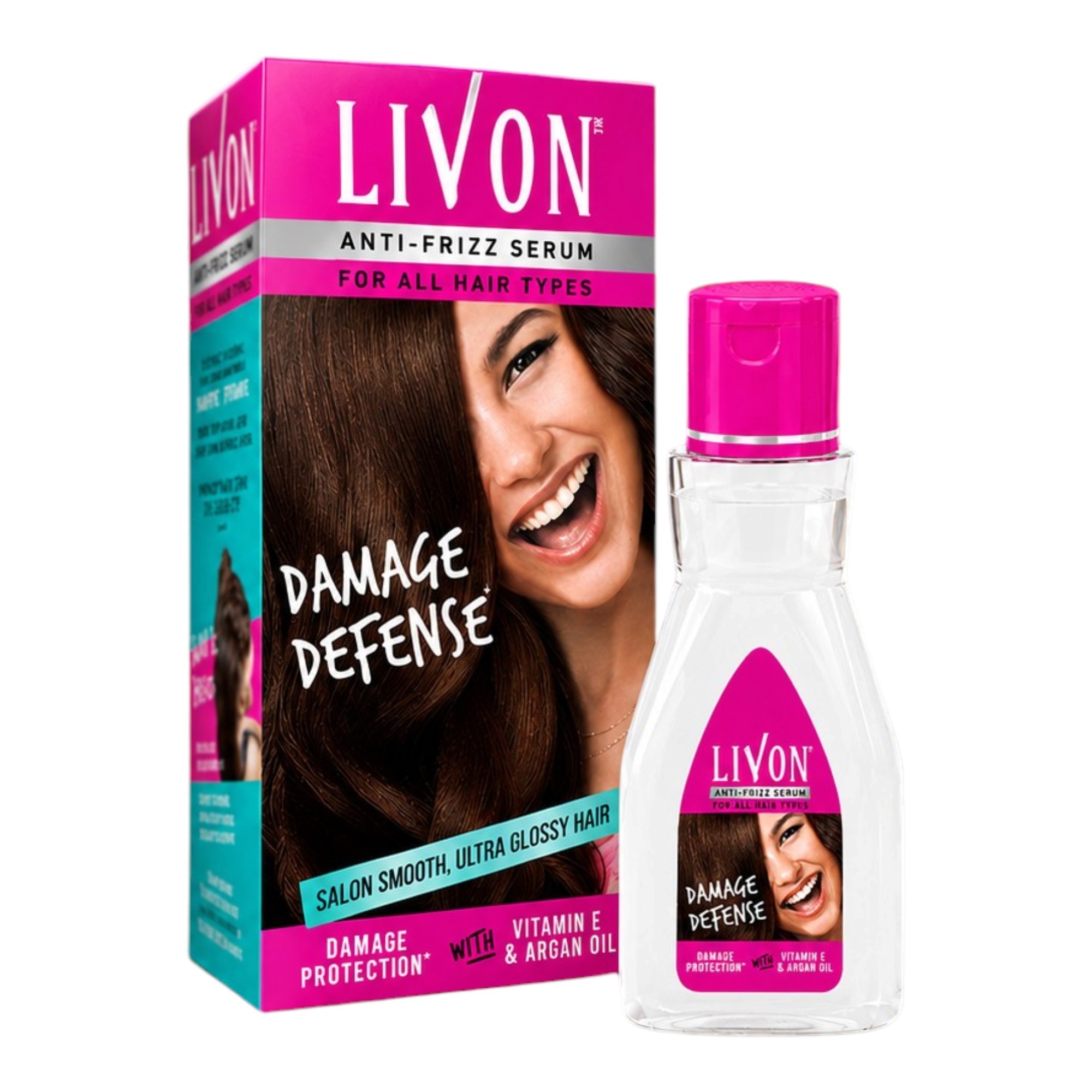 Livon Anti-Frizz & Damage Defense Hair Serum