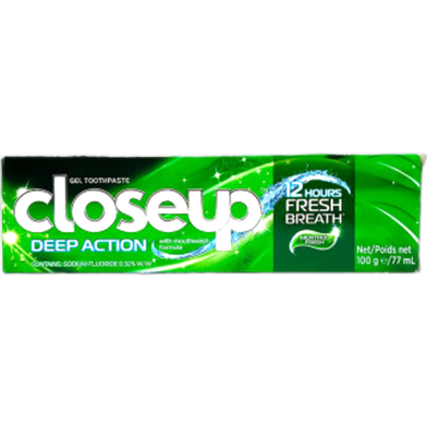 Closeup Deep Action 12H Fresh Breath Gel Toothpaste 