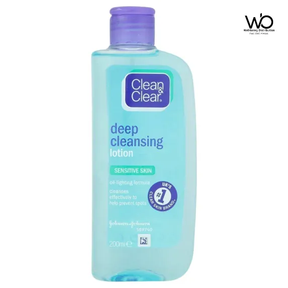 Clean & Clear Deep Cleansing Lotion Sensitive Skin 200ml 