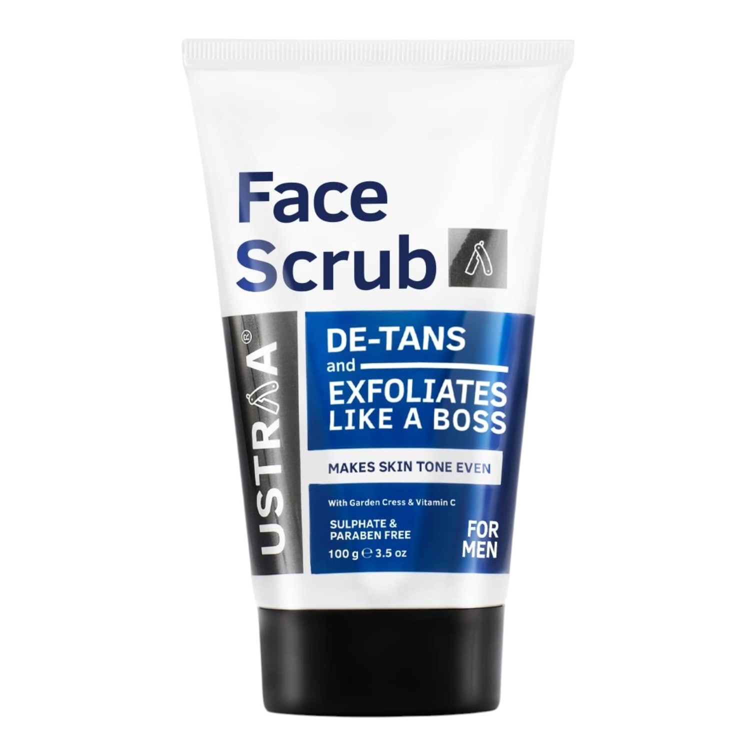Ustraa Face Scrub De-Tan and EXFOLIATES LIKE A BOSS For Men