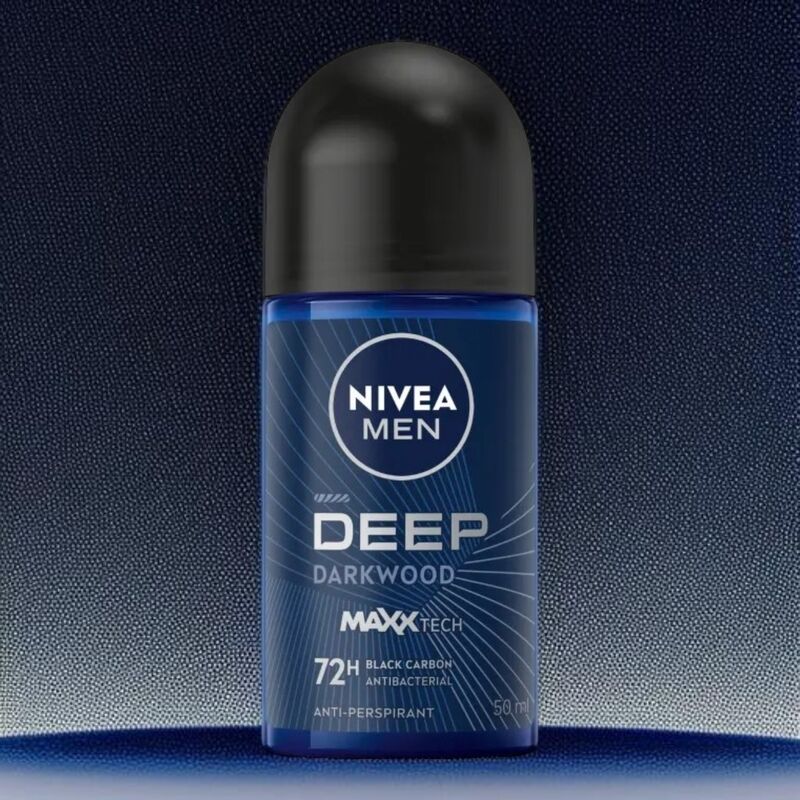 NIVEA MEN Darkwood Deodorant Roll On 72H