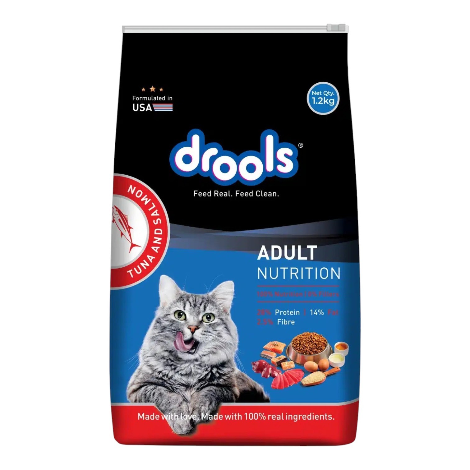 Drools Tuna & Salmon Flavour Adult Cat Food