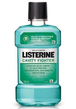 Listerine Mouthwash Cavity Fighter
